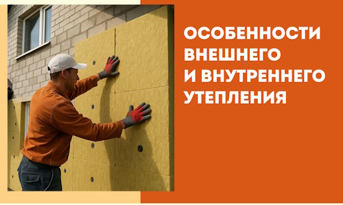 Какие особенности внешнего и внутреннего утепления в Истре