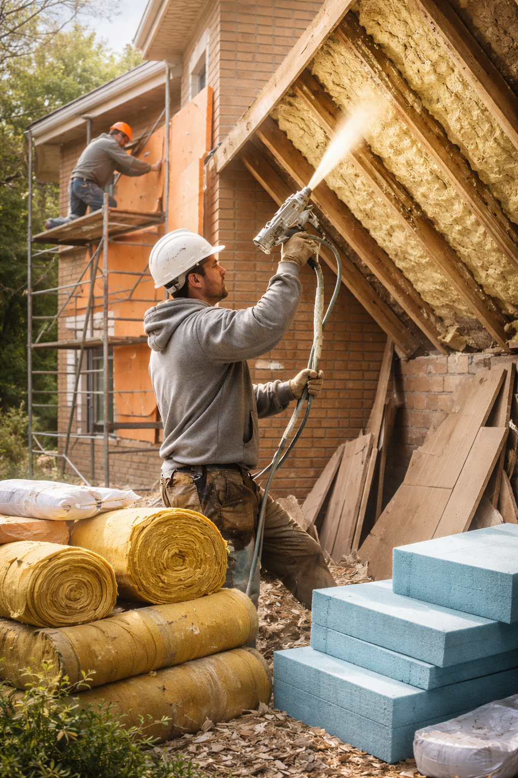 Утепление домов в Истре под ключ от 4267 руб/м2 | Профессионально — ТепломастерСта