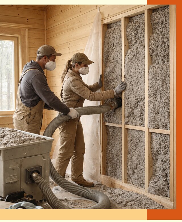 Утепление дачного дома эковатой в Истре от 1473 руб./м2 — комплексно, ТепломастерСта