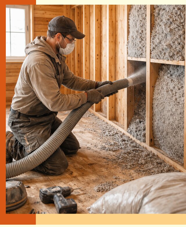 Утепление дачного дома эковатой в Истре — быстро и надёжно