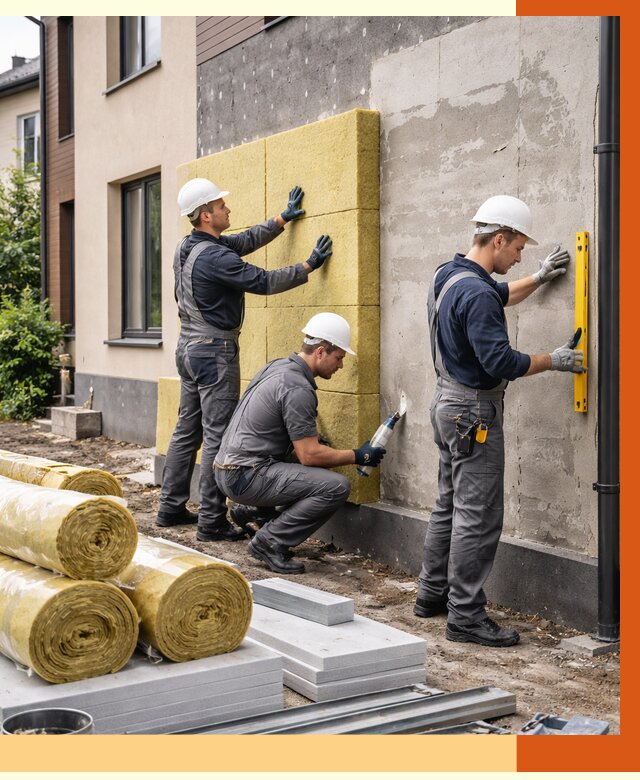 Утепление таунхауса в Истре от 7315 руб/м2 — комплекс под ключ | ТепломастерСта