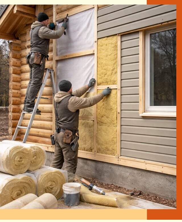 Утепление деревянного дома в Истре от 6299 руб./м2 — заказать работы | ТепломастерСта