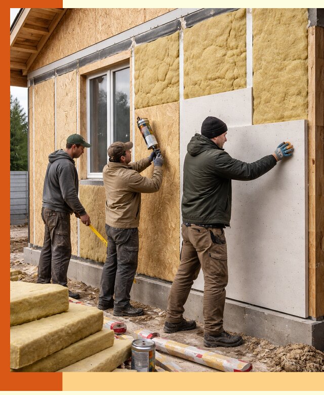 Профессиональное утепление дома из SIP-панелей в Истре