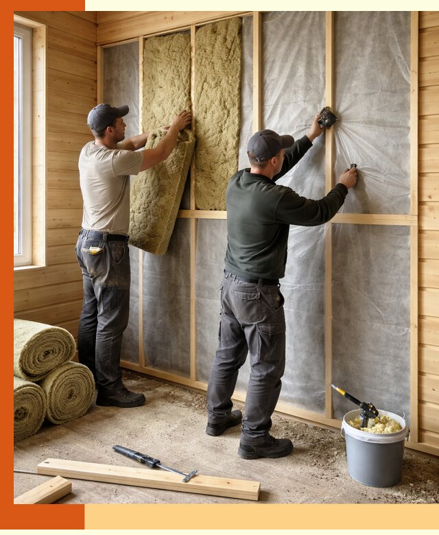 Утепление дома из минибруса в Истре: комплексные теплоизоляционные работы