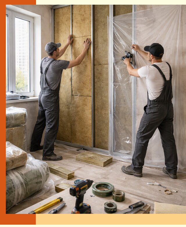 Утепление квартиры изнутри профессионально в Истре