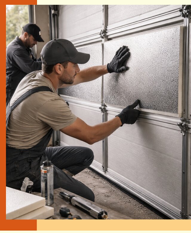 Утепление гаражных ворот в Истре качественно и надежно