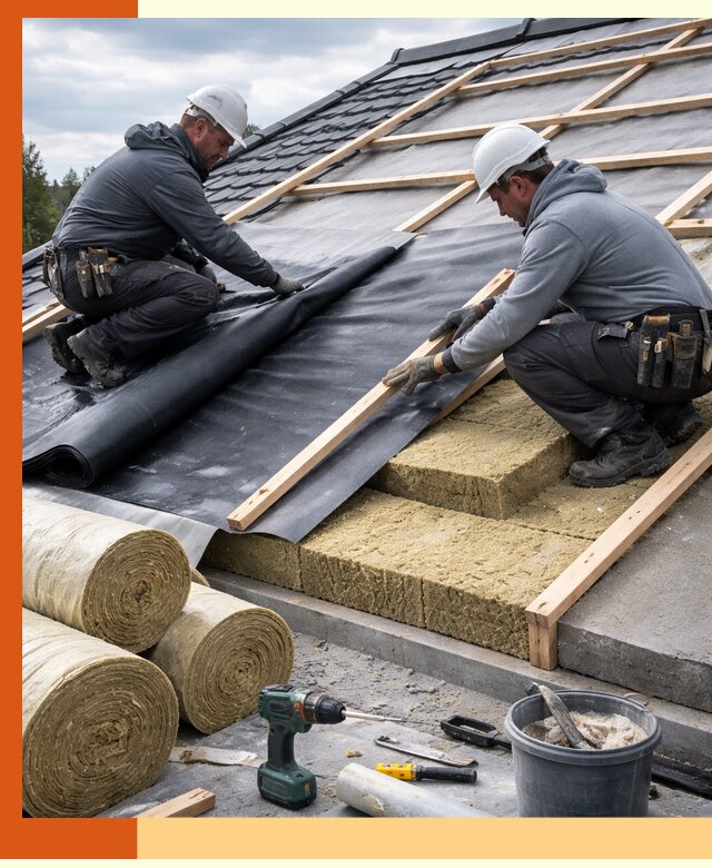 Утепление крыши снаружи в Истре: профессиональная теплоизоляция