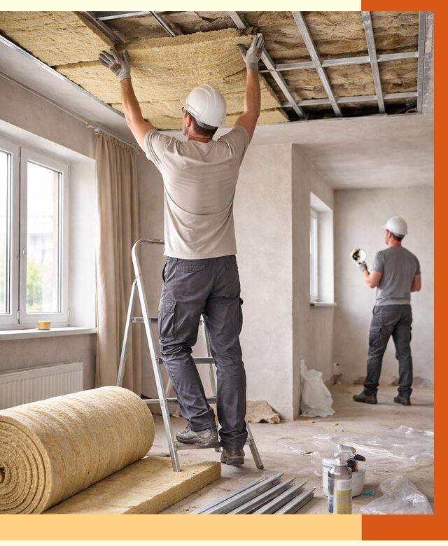 Утепление потолка в частном доме в Истре от 965 руб./м² — работы под ключ | ТепломастерСта