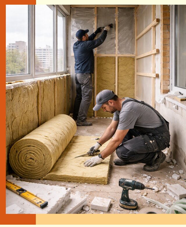 Утепление балкона под ключ в Истре качественно и быстро