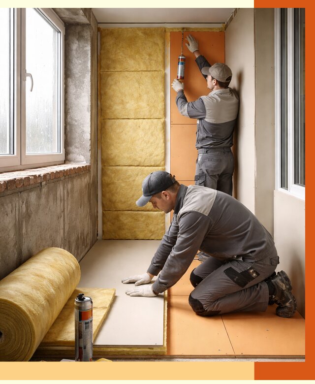 Утепление лоджии под ключ в Истре от 6604 руб/м2 — комплексное решение | ТепломастерСта