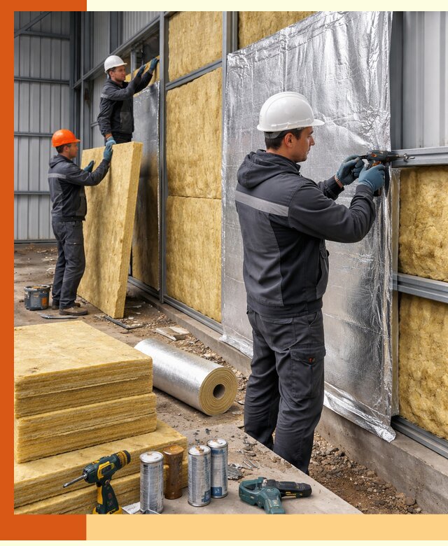 Утепление металлического ангара профессионально в Истре