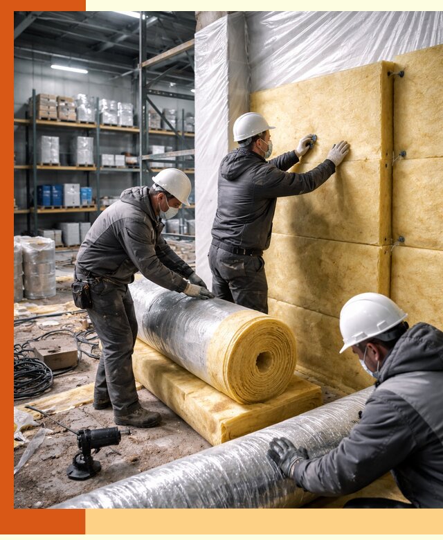 Утепление склада химсырья в Истре: безопасная и эффективная изоляция