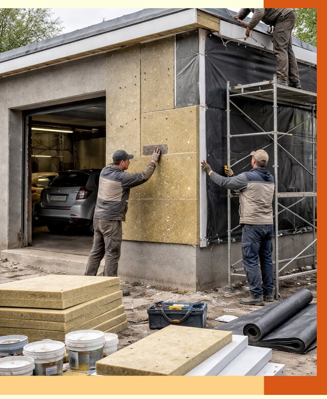 Утепление автосервиса в Истре ппу, пеноизоляция, от 14732 руб/м2 — ТепломастерСта