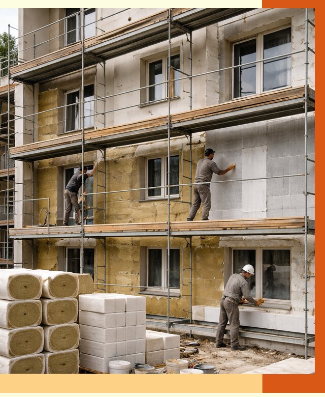 Утепление гостиницы в Истре от 7315 руб./м2 — комплексно, ППУ, под ключ | ТепломастерСта