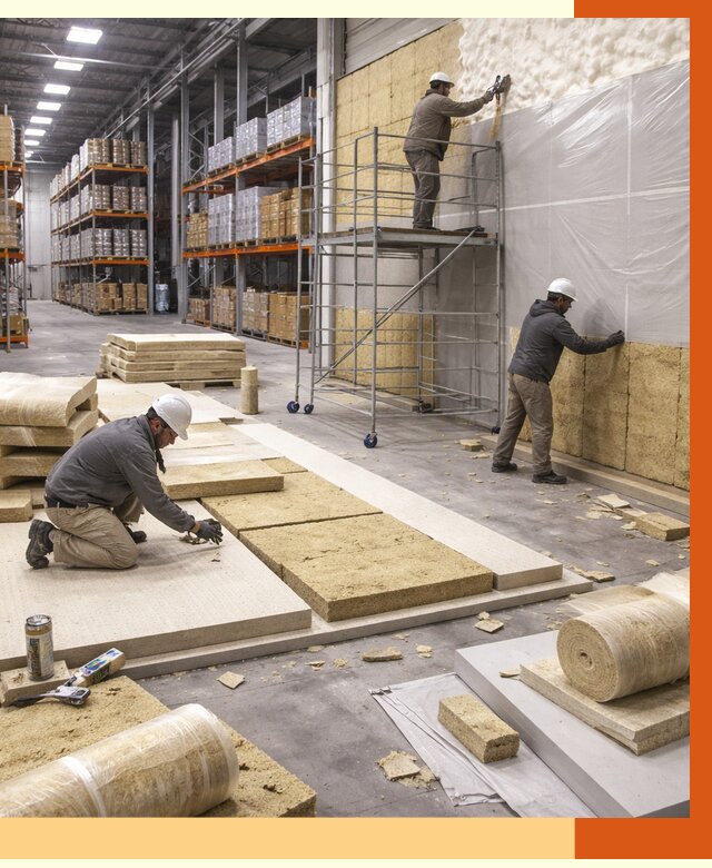 Утепление складского терминала в Истре от 7620 руб./м² под ключ | ТепломастерСта