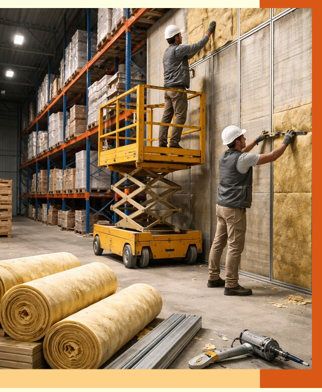 Утепление торгового склада в Истре от 3251 руб/м2 — комплексно и под ключ | ТепломастерСта