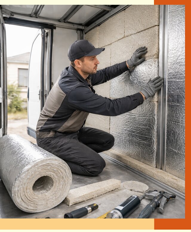 Утепление фургона рефрижератора в Истре от 12700 руб./м² под ключ | ТепломастерСта