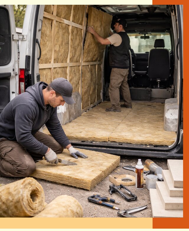 Утепление кемпера в Истре под ключ от 12192 руб. — профессионально | ТепломастерСта