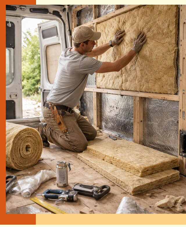 Утепление кемпера под ключ в Истре с гарантией качества