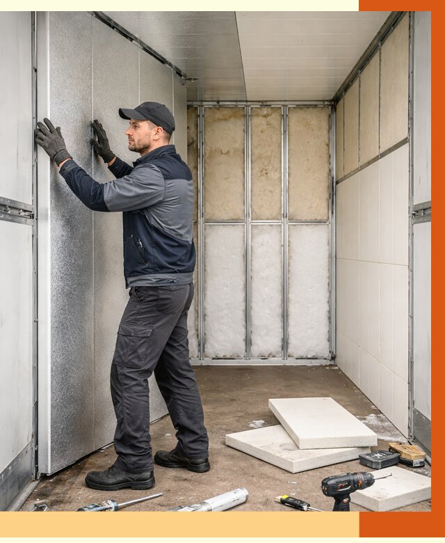 Утепление холодильного кузова в Истре от 13716 руб. под ключ | ТепломастерСта