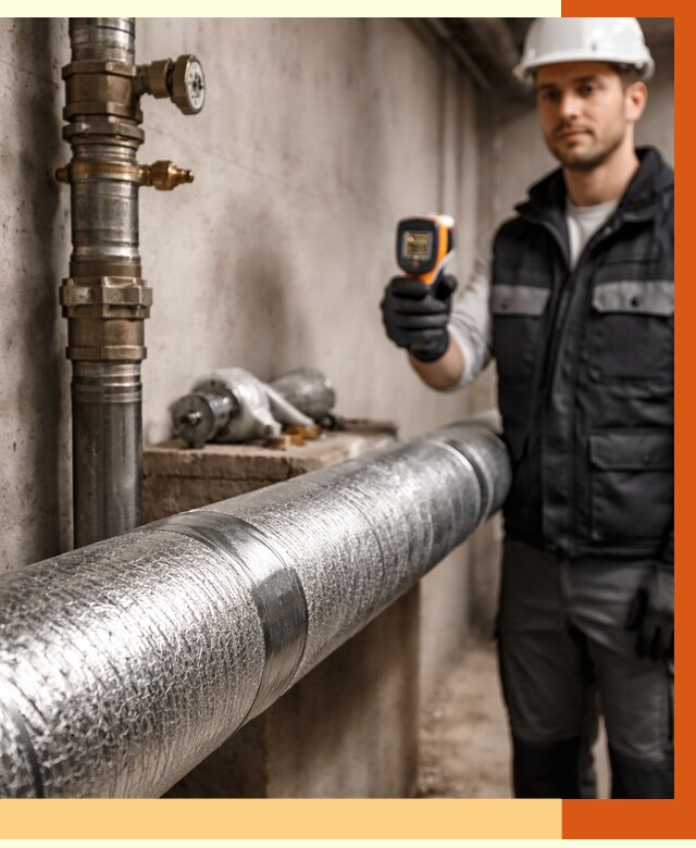 Утепление труб водоснабжения в Истре от 8636 руб. за м² — услуги ТепломастерСта