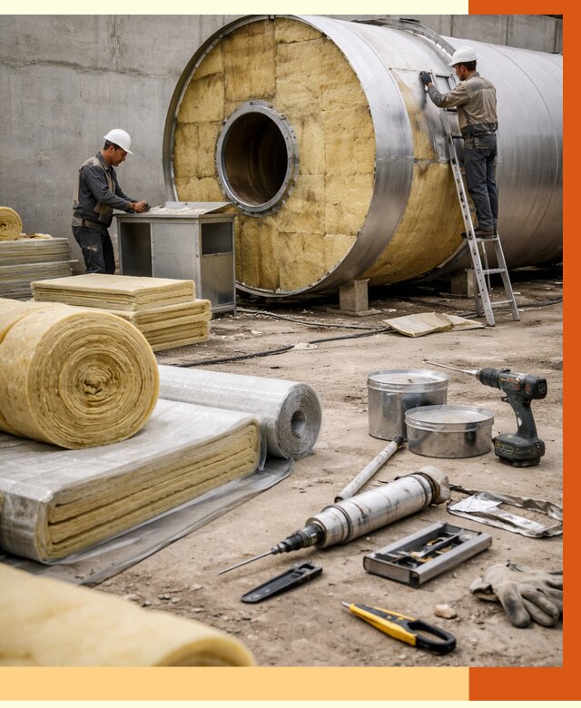 Утепление резервуара с топливом в Истре от 27940 руб. под ключ | ТепломастерСта