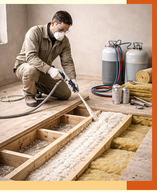 Заполнение полостей межэтажного перекрытия в Истре от 4267 руб. | ТепломастерСта