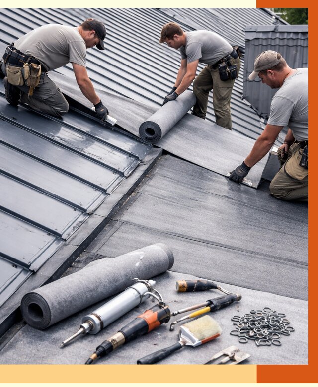 Гидроизоляция металлической кровли полимочевиной в Истре от 8636 руб. | ТепломастерСта