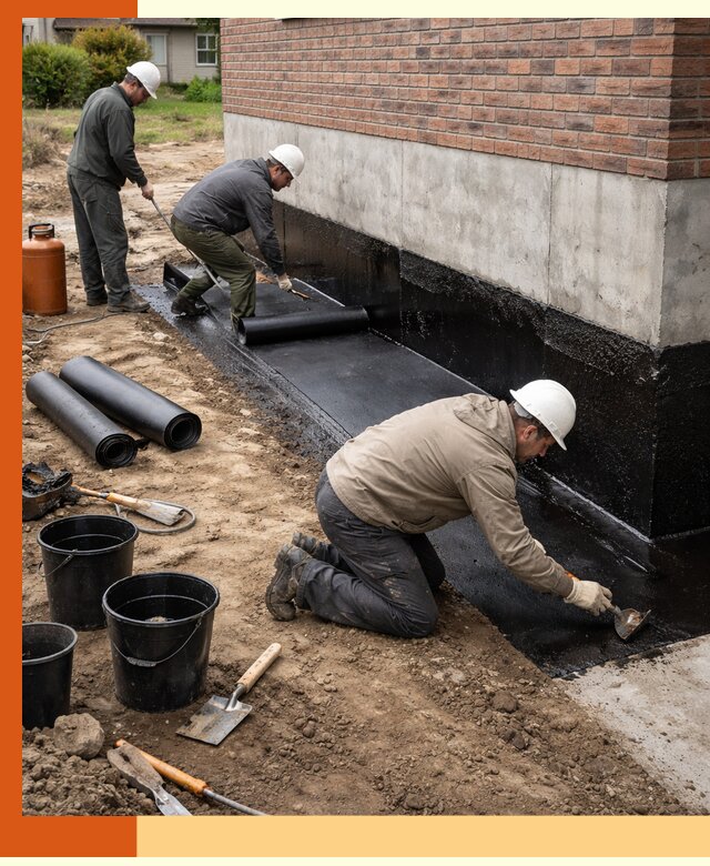 Гидроизоляция фундамента в Истре: надежная защита строений