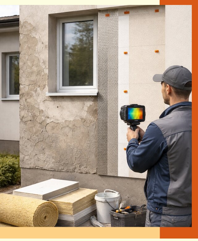 Тепловизионное обследование фасада в Истре от 4572 руб. под ключ | ТепломастерСта