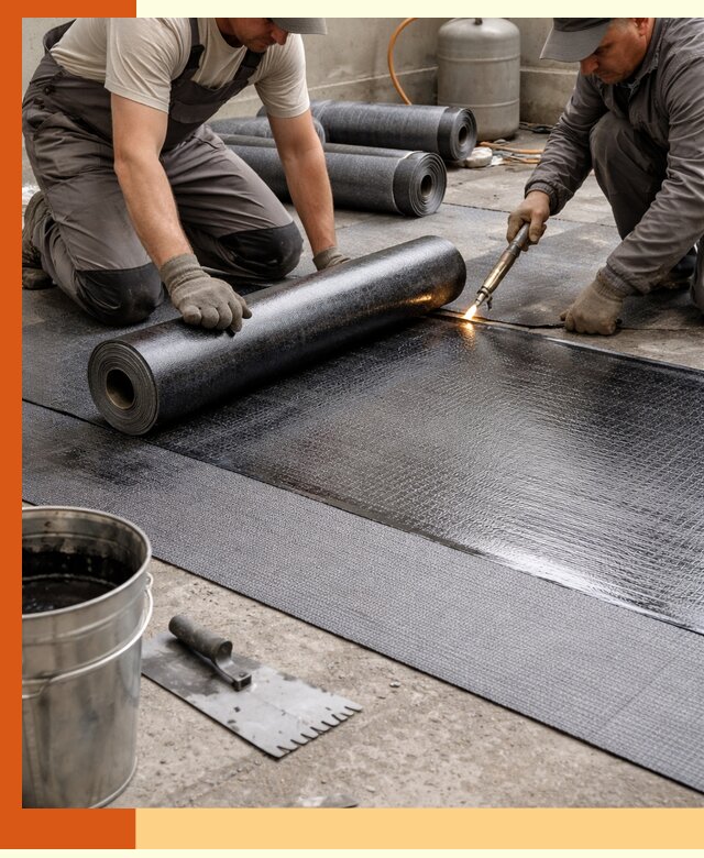 Монтаж гидроизоляционной мембраны в Истре для зданий и конструкций